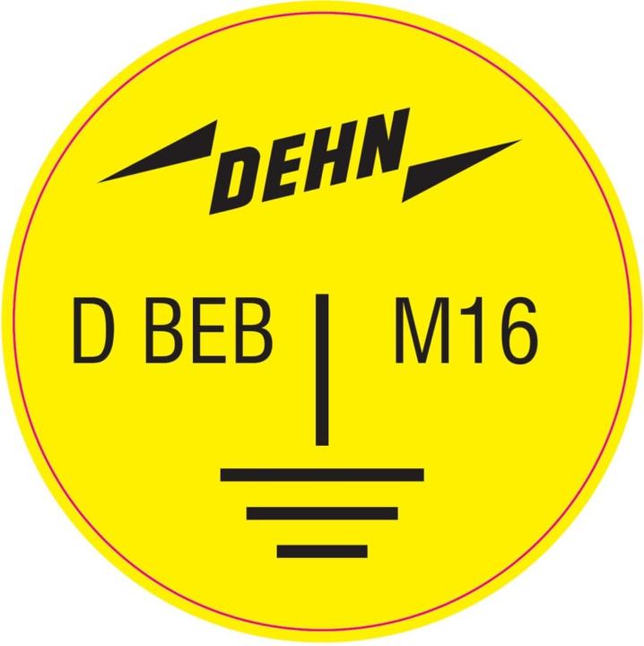 Produktbild Dehn Erdungsaufkleber als Kennzeichnung für 419901