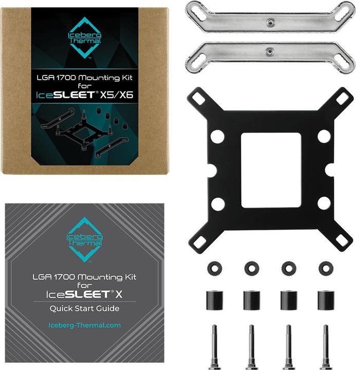 Actual product image Iceberg Thermal LGA 1700 Kit IceSLEET X5/X6