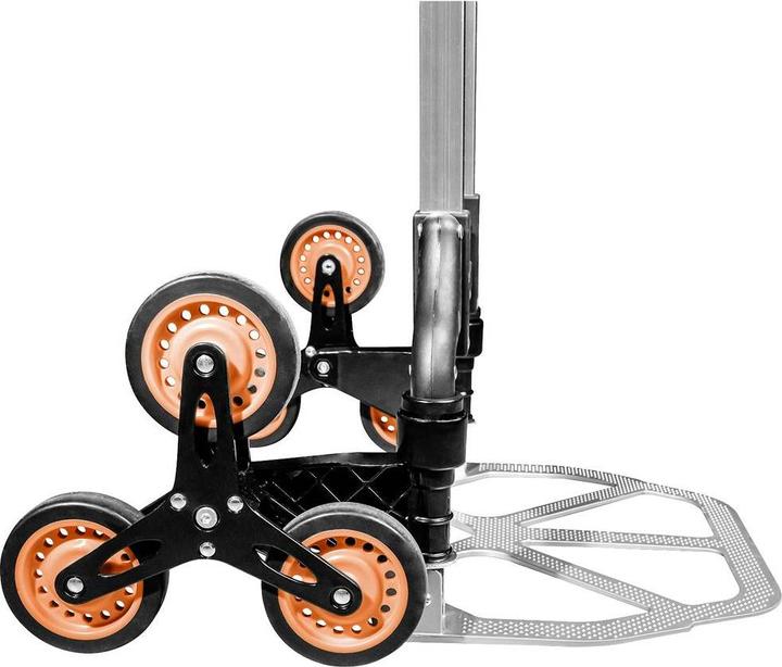 Actual product image Mannesmann M00946 Folding stair truck Steel, plastic Load capacity (max (80 kg)