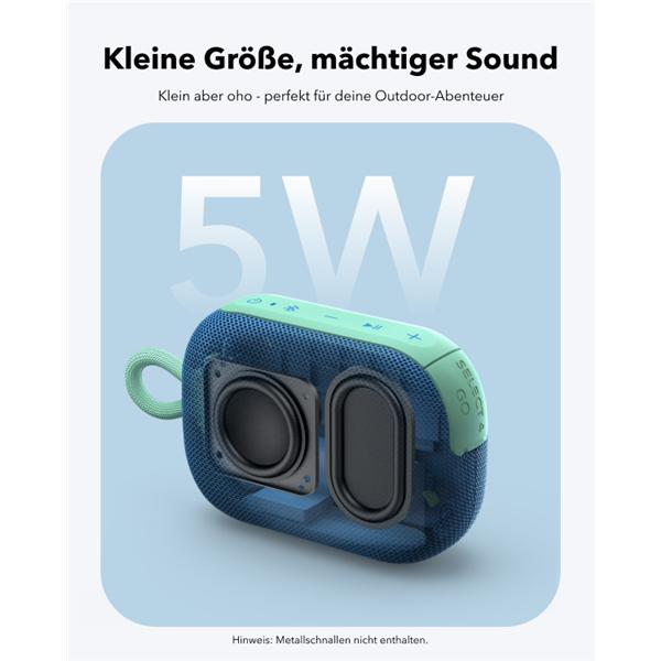 Immagine prodotto soundcore Select 4 Go Mavi (18 h, Porta USB)