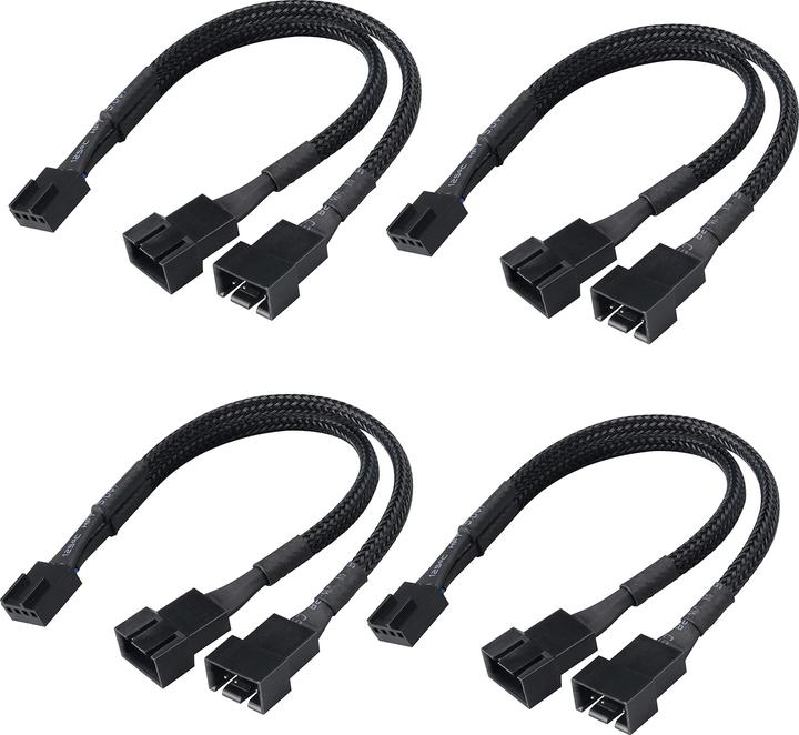 Akasa PWM fan splitter, pack of 4