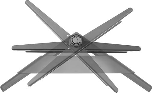 Actual product image One for All 70" TV Stand Design Table Top dark (70", 40 kg)