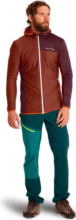 Actual product image Ortovox Fleece Light Grid Hooded Jacket (XL)