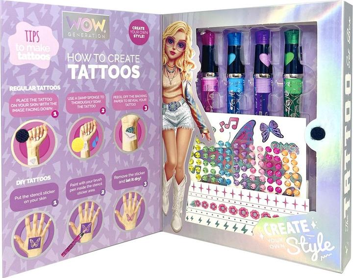 Image du produit Kids Euroswan WOW GENERATION Tattoo Set