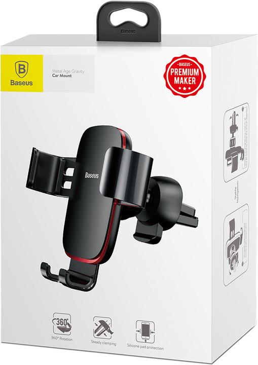 Produktbild Baseus Metal Age Gravity Car Mount (Outlet Version)
