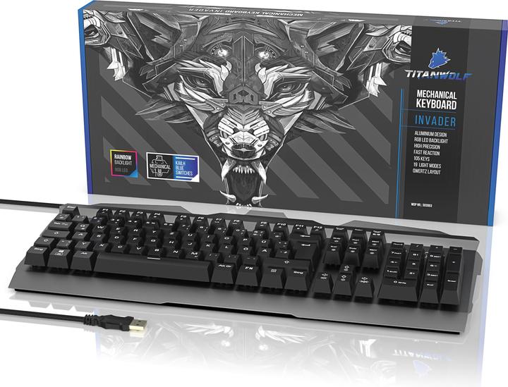 Produktbild Titanwolf Gaming Tastatur (DE, Kabelgebunden)
