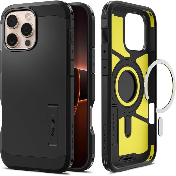 Produktbild Spigen Tough Armor MAG iPhone 16 Pro MagSafe czarny/black ACS08146 (Apple iPhone 16 Pro)