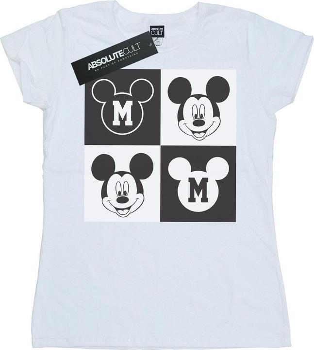 Disney Mickey Mouse Smiling Squares TShirt (XL)