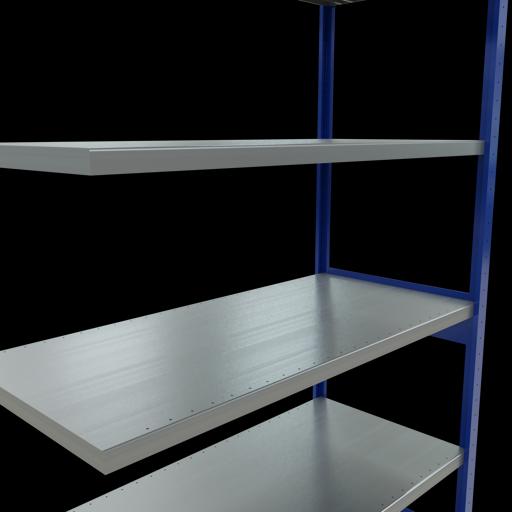 Produktbild Schulte Lagertechnik Stecksystem Anbauregal MULTIplus250 mit Längenriegel