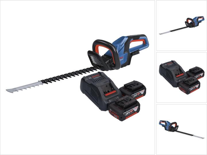 Image du produit Bosch Professional Bosch GHE 18V-60 Professional Taille-haies sans fil 18 V 60 cm Brushless + 2x batterie 5,0 Ah + (Taille-haies sans fil)