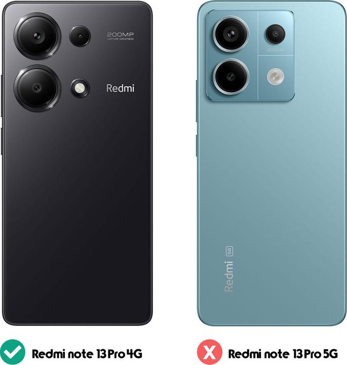 Image du produit Modelabs Fabriqué pour Xiaomi Couverture TPU pour Xiaomi Redmi Note 13 Pro 4G Noir (Xiaomi Redmi Note 13 Pro 4G)