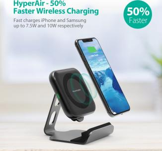 Image du produit Nenurodyta RAVPower Chargeur sans fil avec support (RP-PC070), Noir, 10W (10 W)