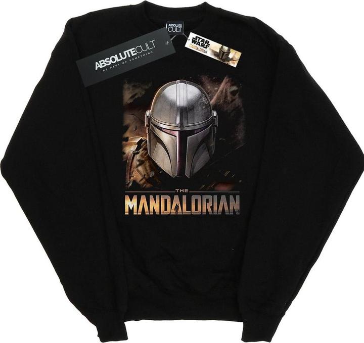 Star Wars The Mandalorian Helmet Sweatshirt Jungen (152, 158)
