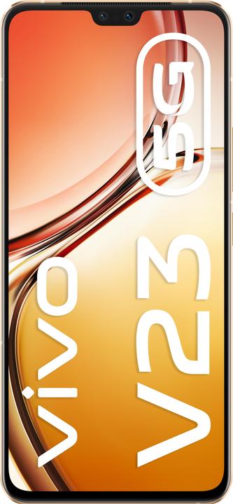 Produktbild Vivo V23 5G (256 GB, Sunshine Gold, 6.40", Dual SIM, 64 Mpx, 5G)