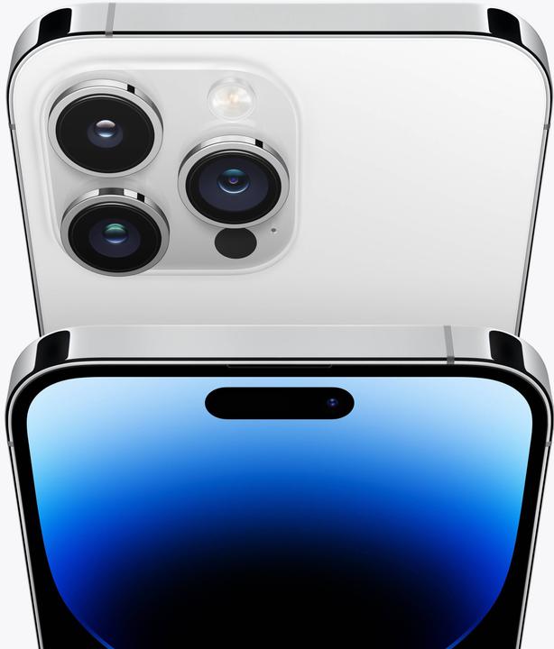 Actual product image Apple iPhone 14 Pro Max (256 GB, Silver, 6.70", SIM + eSIM, 48 Mpx, 5G)