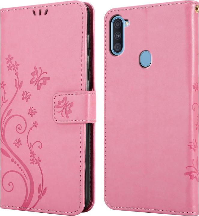 Produktbild Cadorabo Flower Book Cover (Samsung Galaxy M11, Samsung Galaxy A11)