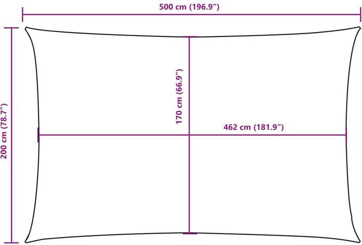 Produktbild VidaXL Nezhatok (500 x 200 cm)