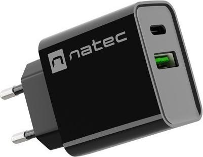 Immagine prodotto Genesis Natec ładowarka Sieciowa Ribera USB-A + USB-C 20w Power Delivery Czarna Nuc-2062 (20 W)