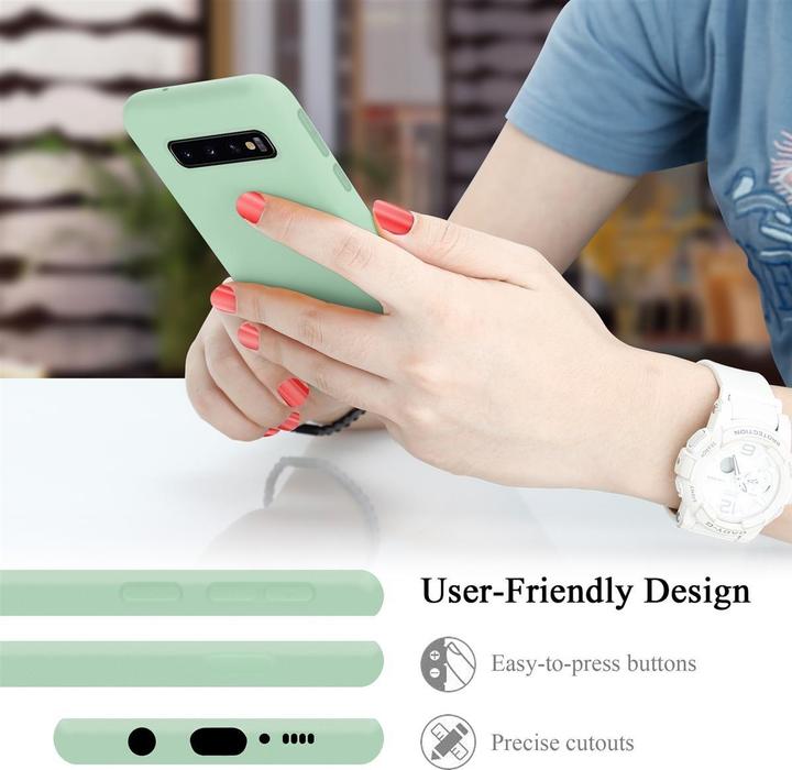 Actual product image Cadorabo TPU Liquid Silicone Case Cover (Samsung Galaxy S10)