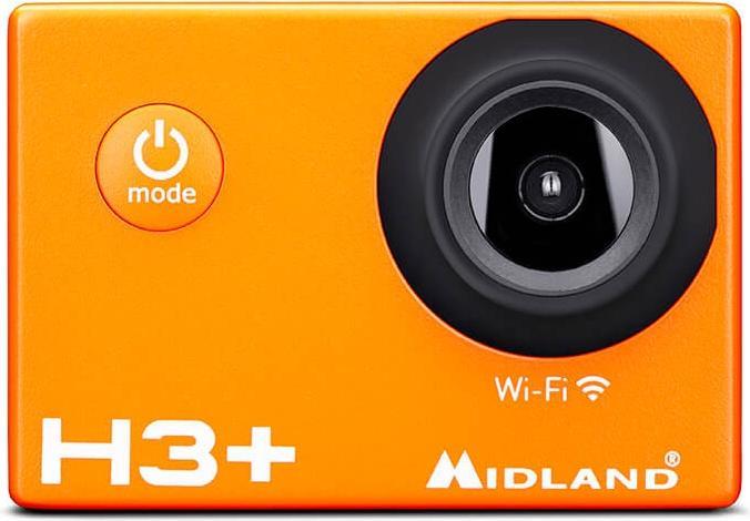 Image du produit Midland H3+ Dashcam Angle de vue horizontal max.=120° Batterie, WLAN (WiFi, Accéléromètre, Batterie, Microphone intégré, Écran intégré, Vision nocturne, Full HD)