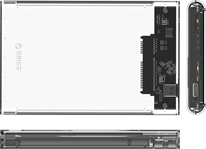 Productafbeelding Orico Other Computer Accessory 2139C3 2.5" HDD/SSD USB-C 5Gb/s Disk Drive - Transparent (2.5")
