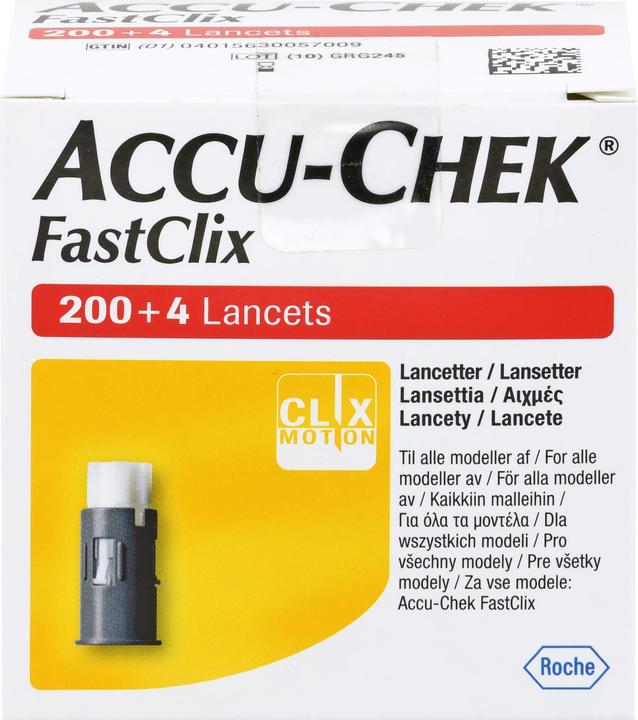 Actual product image Roche ACCU-CHEK Fastclix Lancets, 204 pcs Accessories (Lancets)