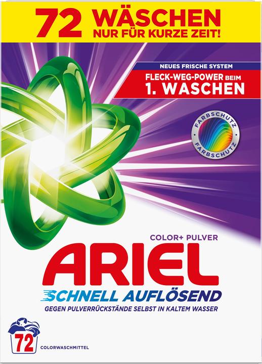 Actual product image Ariel Color+ (72 Washing cycles, Washing powder)