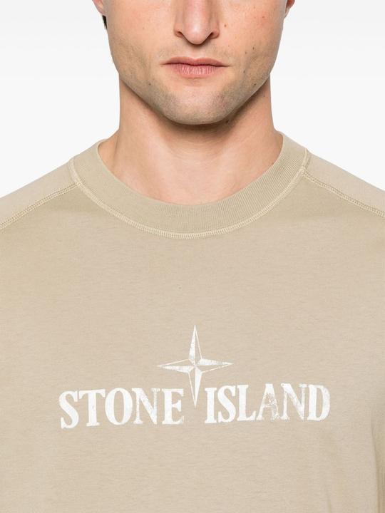 Actual product image Stone Island T-shirts And Polos Beige (S)