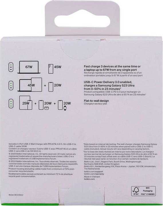Actual product image Belkin Boost Charge (67 W)