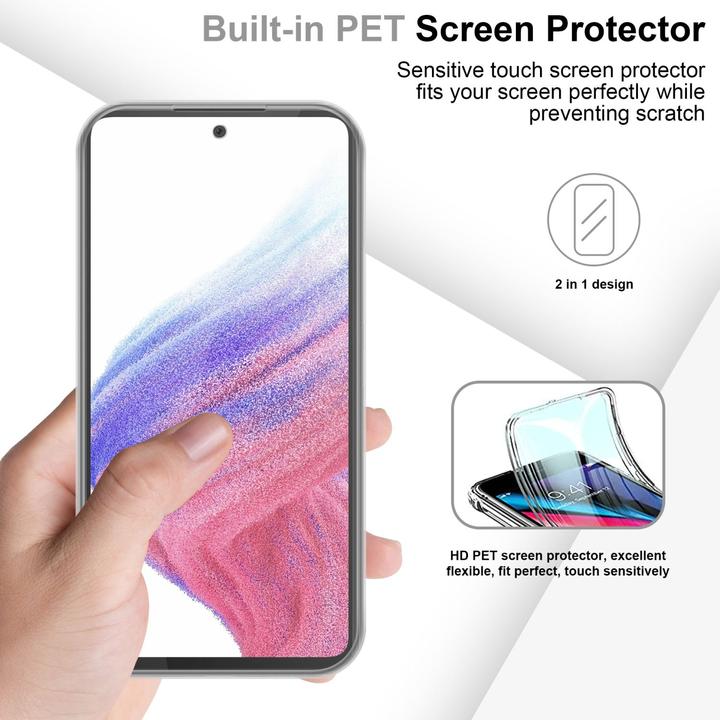 Actual product image Cadorabo TPU 360 Degree Case Cover for Samsung Galaxy A53 5G (Samsung Galaxy A53 5G)