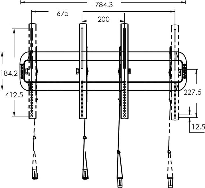 Produktbild Sanus VLT5-B2 (Wand, 80", 79.38 kg)