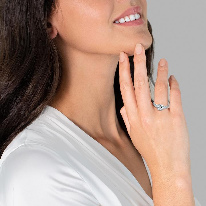 Produktbild Trilani Damen Sterling Silber Zirkonia silber - 4204 (51, 925 Silber)
