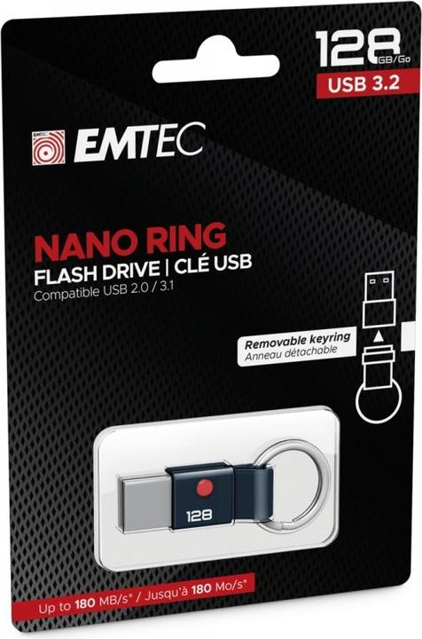 Image du produit Emtec ECMMD128GT103 Clé USB 128 Go USB type A 3.0 noire (128 Go, USB-A)