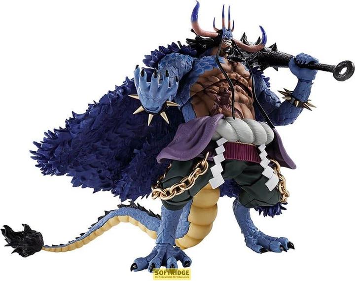 Actual product image Tamashii Nation One Piece S.H. Figuarts Actionfigur Kaido King of the Beasts (Man-Beast form) 25 cm