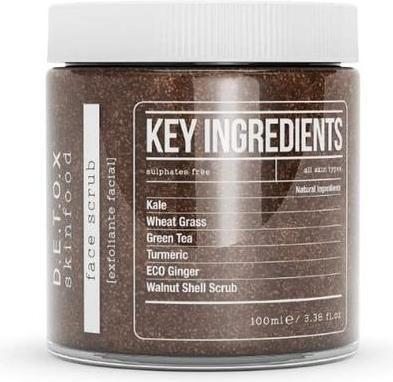 Image du produit Detox Skinfood Face Scrub Exfoliating Face Wash 100ml (Chiffons de nettoyage, 100 ml)