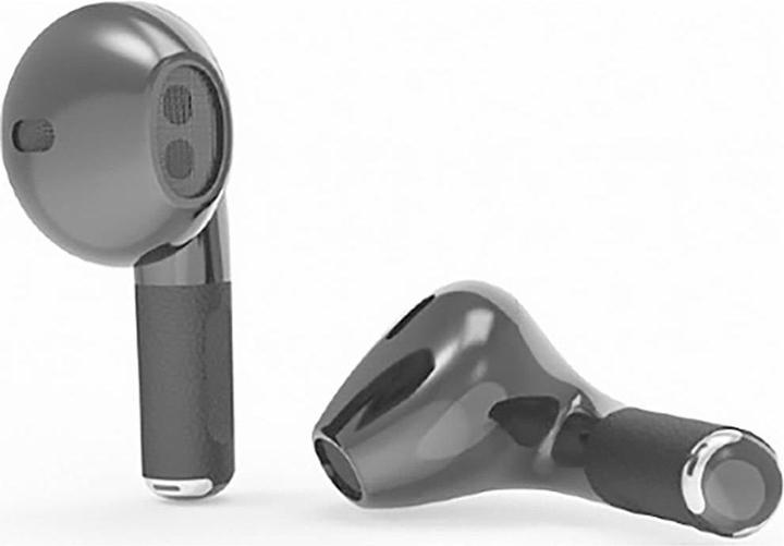 Produktbild Gembird Kabelgebundene Kopfhörer HEADSET BLUETOOTH/BLACK/GREY TWS-02-BK (3 h, Kabelgebunden)