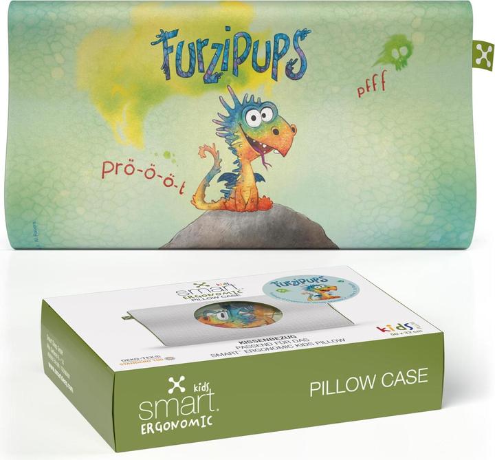 Produktbild Smartsleep Kinder Kopfkissenbezug Ergonomic Furzipups 50 x 32 cm