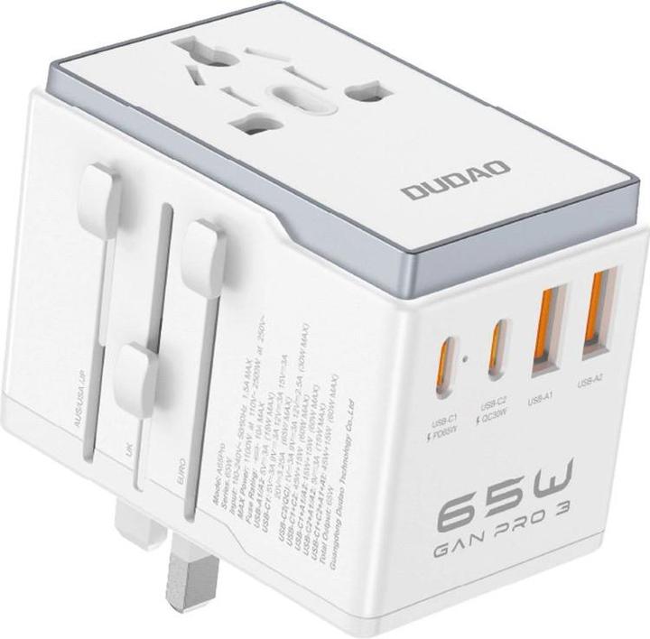 Immagine prodotto Dudao Adattatore universale da viaggio A65Pro Bianco