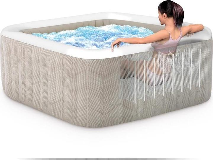 Actual product image Intex PureSpa Jet & Bubble Deluxe Chevron (6 pers.)