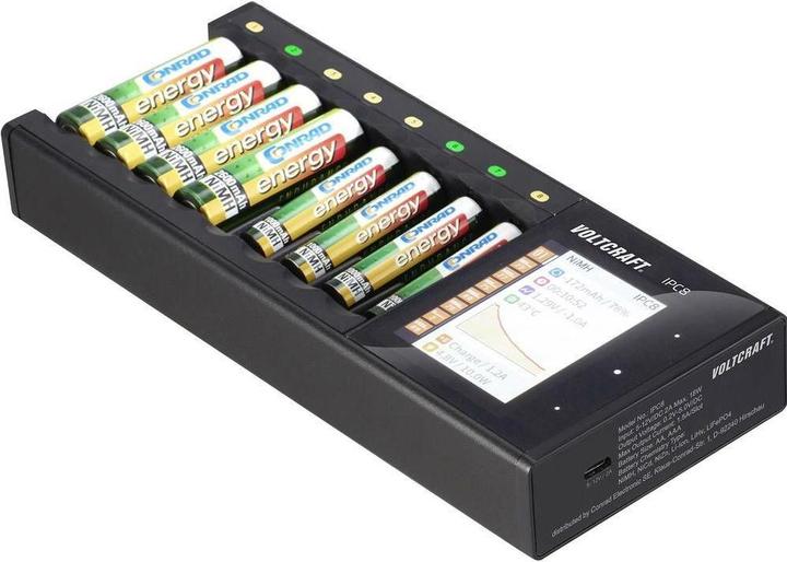 Produktbild Voltcraft IPC-8 (10440, 14500, AA, AAA, Ladegerät ohne Akku)