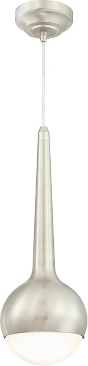 Image du produit Westinghouse Suspension nickel / verre opalin avec LED à intensité variable (260 lm)