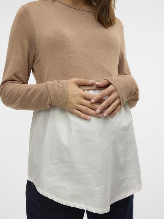 Produktbild Mamalicious Normal geschnitten Rundhals Top Bluse (L)