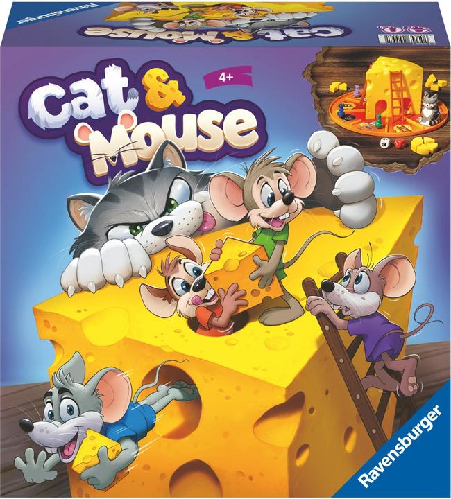 Immagine prodotto Ravensburger Gioco del gatto e del topo (Francese, Tedesco, Italiano, Inglese)