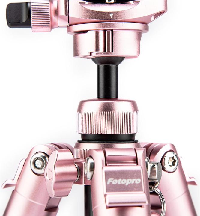 Actual product image Fotopro Free 1 Aluminium Tripod Pink/Black (Metal)