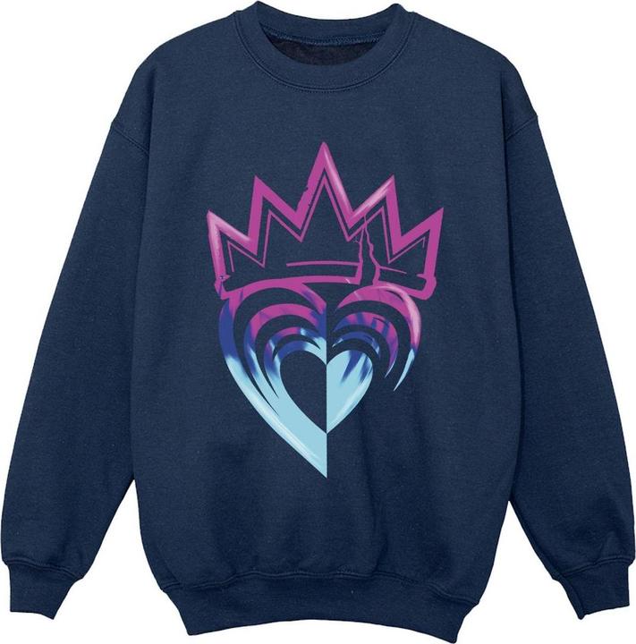 Disney Descendants Pink Crown Sweatshirt Mädchen