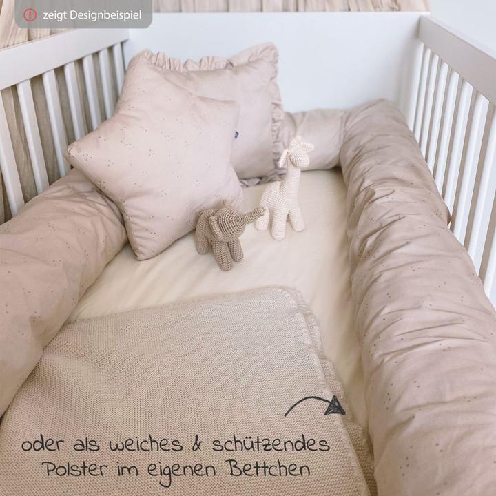 Produktbild Alvi Babynestchen & Bettschlangen Nestchen Carré Schlummer-Carré Jersey - Sternenhimmel