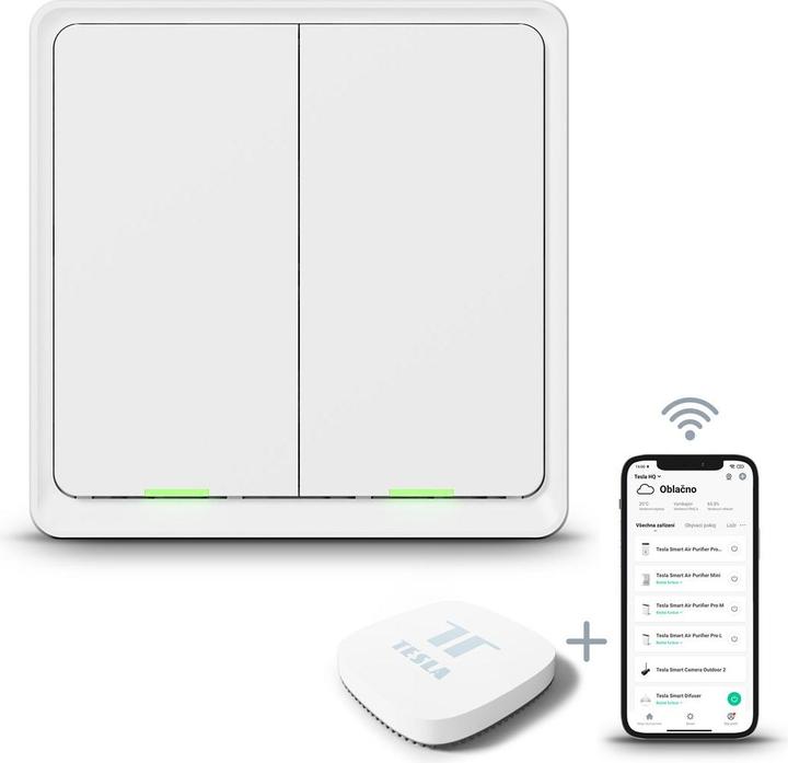 Actual product image Tesla TSL-SWI-ZIGBEE2