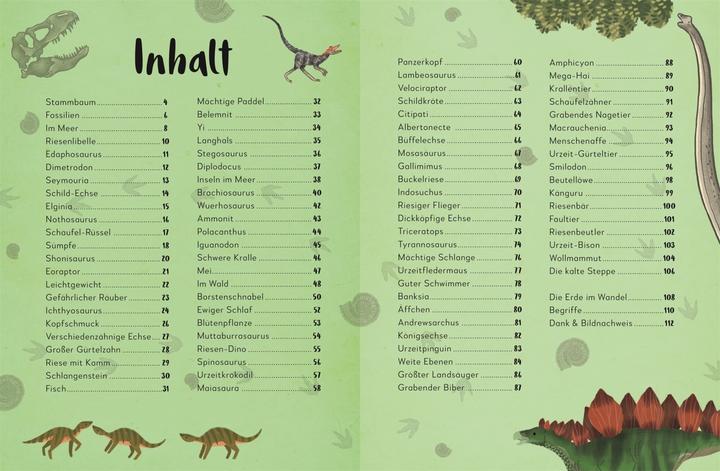 Produktbild Mein liebstes Buch der Dinosaurier und anderer Lebewesen der Urzeit (Deutsch, Dean(Dr.), Lomax, 2023)