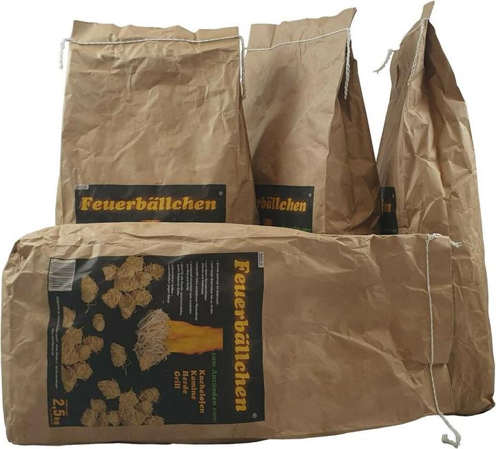 Image du produit Raiffeisen-Waren Allume-feu Raiffeisen Feuerbällchen, contenu 10 kg, durée de combustion 10 min