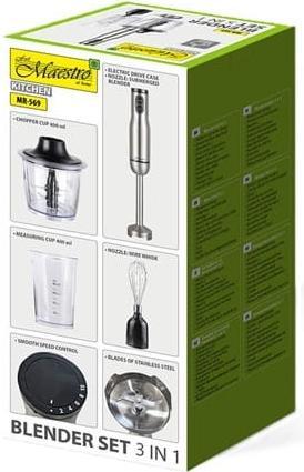 Produktbild Maestro Blender wielofunkcyjny 1000W MR-569 NEW (1000 W)